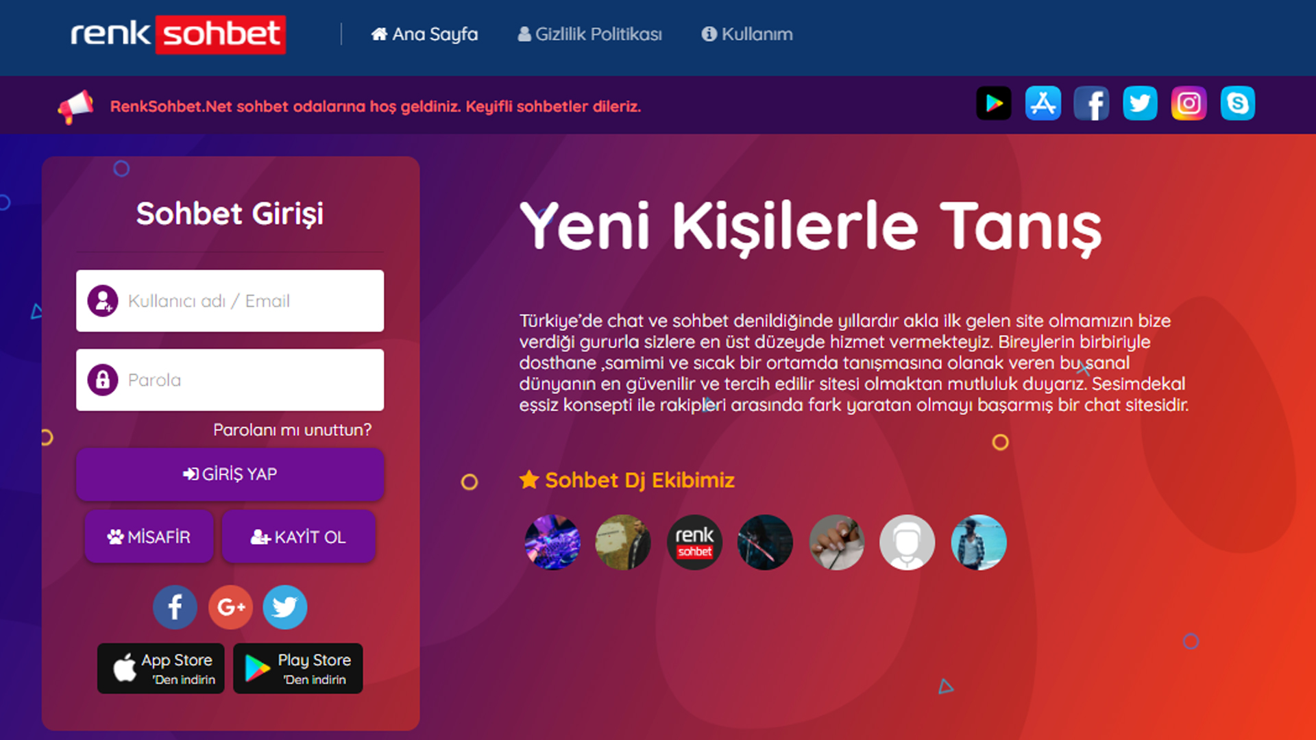 Renkli Sohbetin Adresi: renkso...